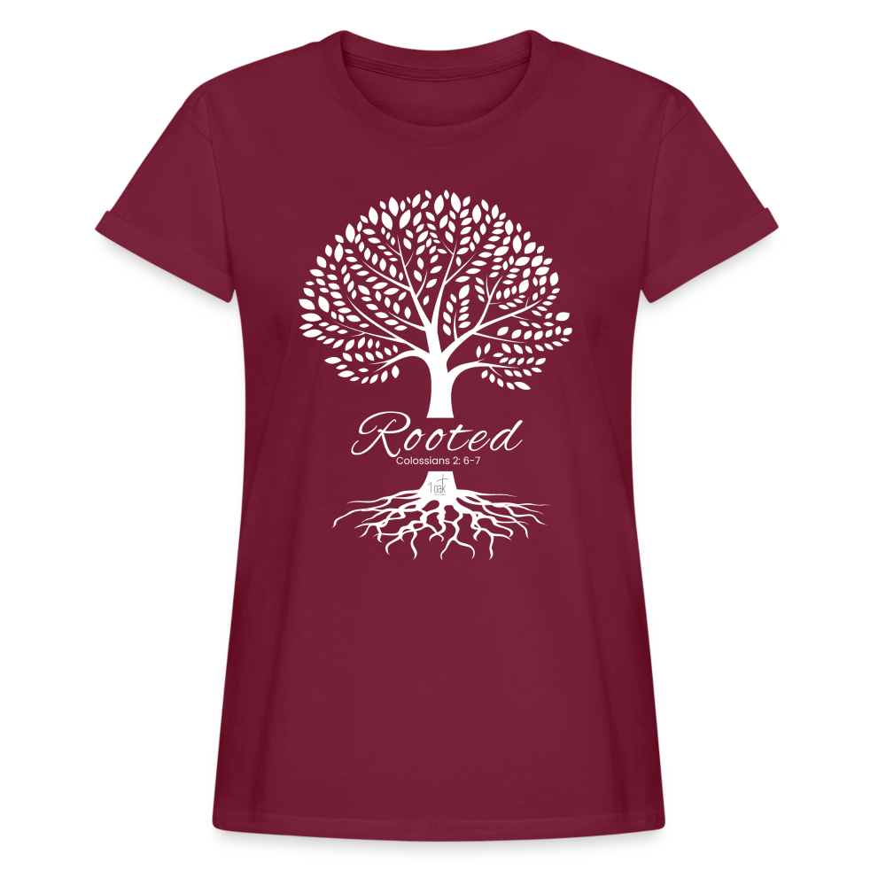 Rooted Women’s T-Shirt - bordeaux