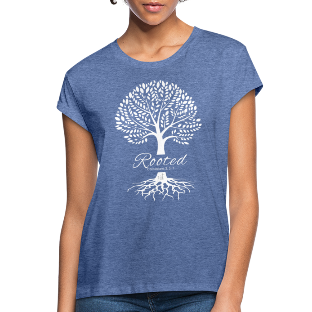 Rooted Women’s T-Shirt - heather denim