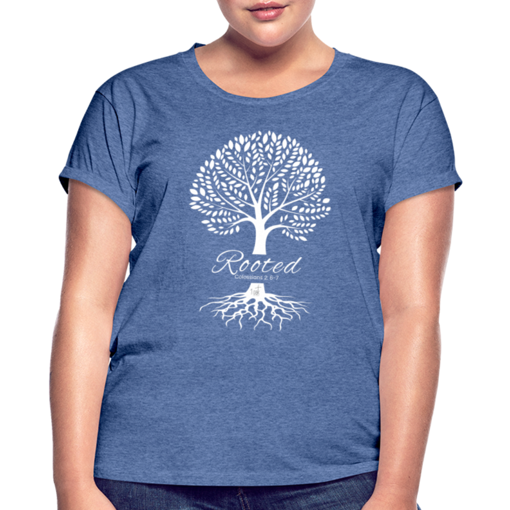 Rooted Women’s T-Shirt - heather denim