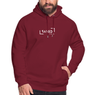 Saved by  grace Unisex Organic Hoodie by Stanley & Stella - burgundy