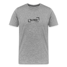 Saved by grace Men’s Premium T-Shirt - heather grey