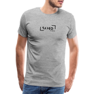 Saved by grace Men’s Premium T-Shirt - heather grey