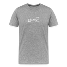 Saved by grace Men’s Premium T-Shirt - heather grey