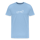 Saved by grace Men’s Premium T-Shirt - sky