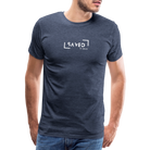 Saved by grace Men’s Premium T-Shirt - heather blue