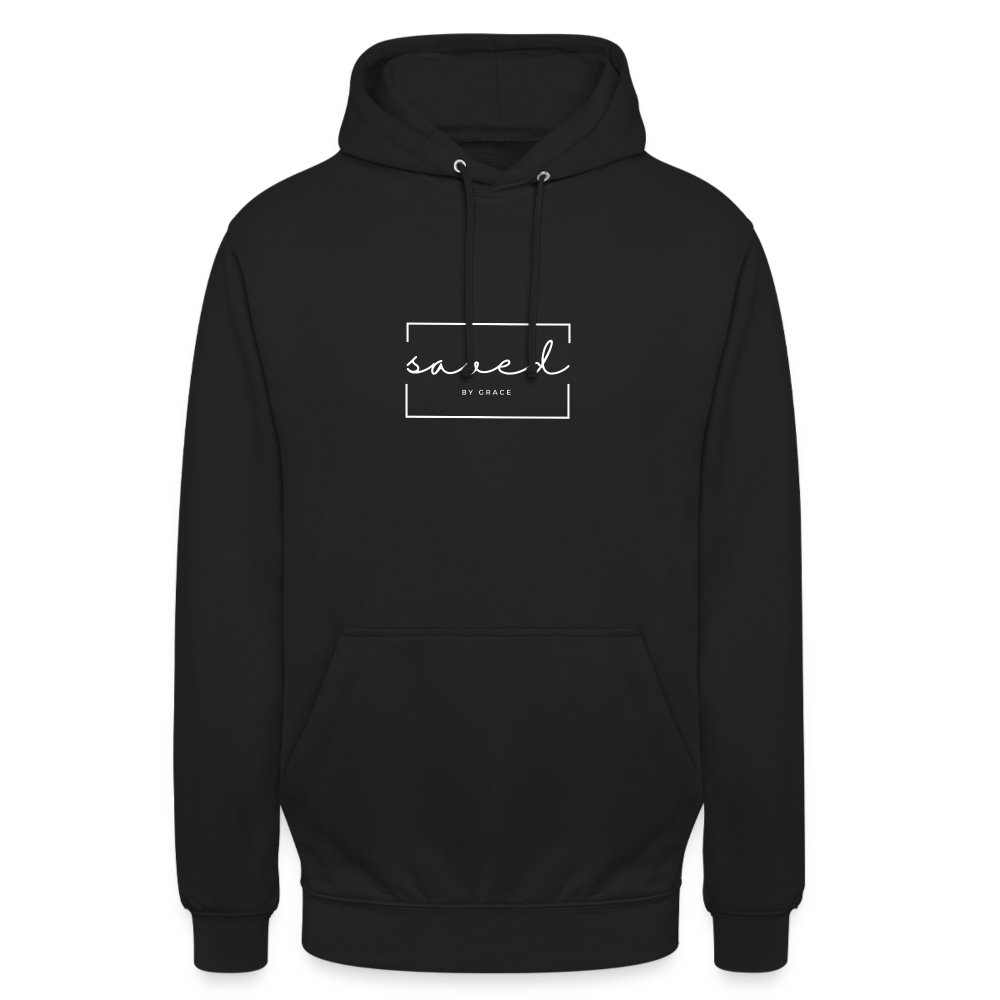 Saved by grace Unisex Hoodie - black