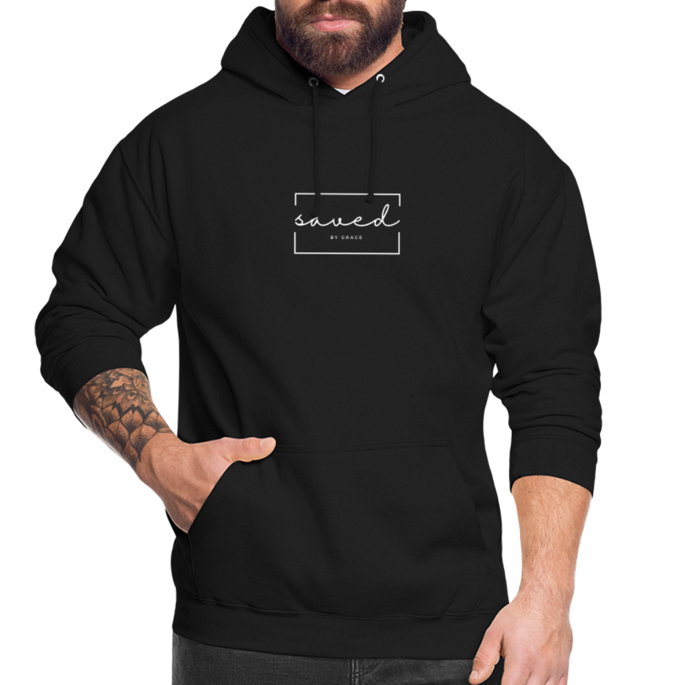 Saved by grace Unisex Hoodie - black