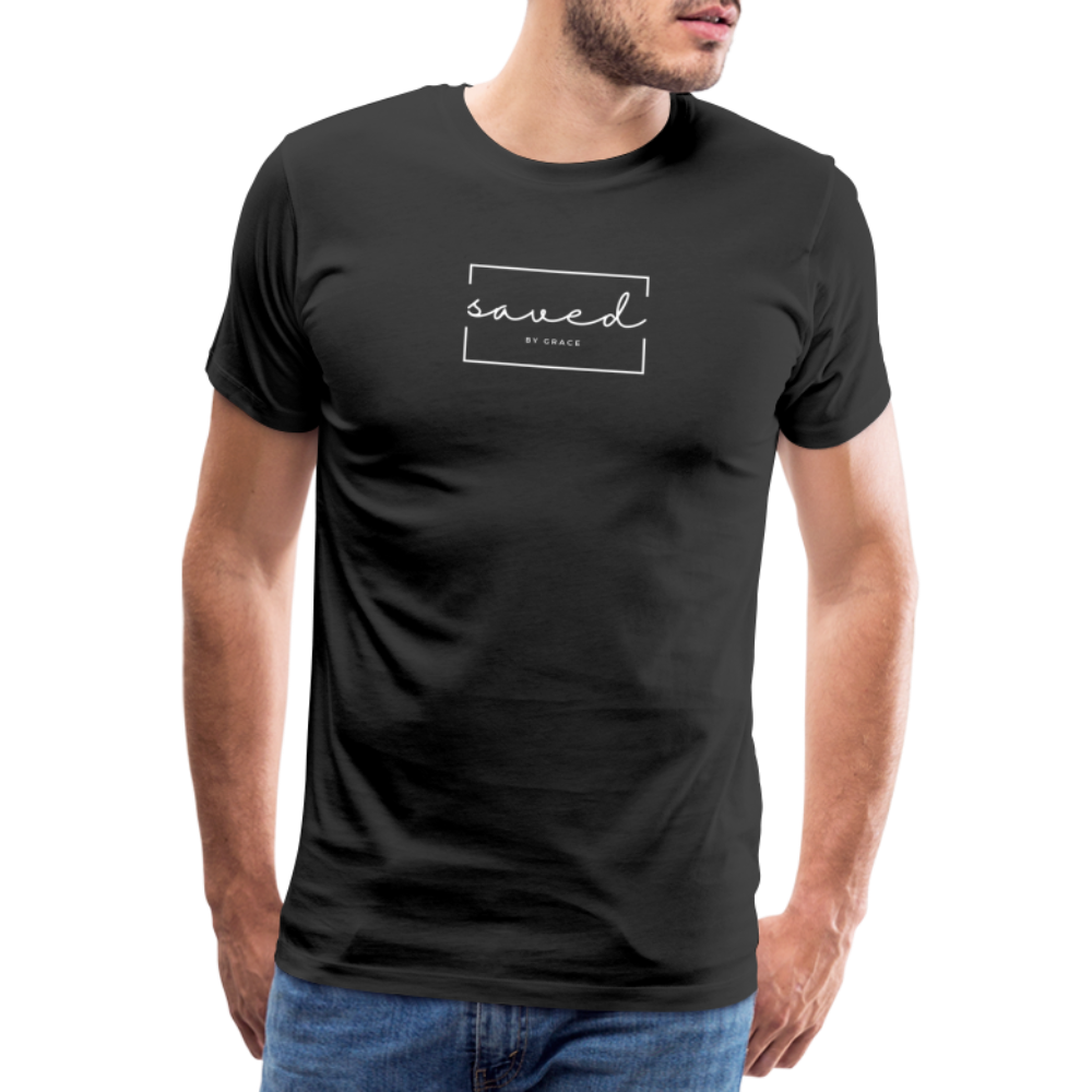 Saved by grace Men’s Premium T-Shirt - black