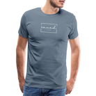 Saved by grace Men’s Premium T-Shirt - steel blue