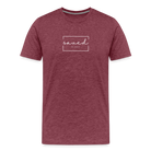 Saved by grace Men’s Premium T-Shirt - heather burgundy