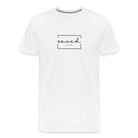 Saved by grace Men’s Premium T-Shirt - white