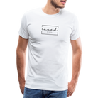 Saved by grace Men’s Premium T-Shirt - white