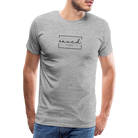 Saved by grace Men’s Premium T-Shirt - heather grey