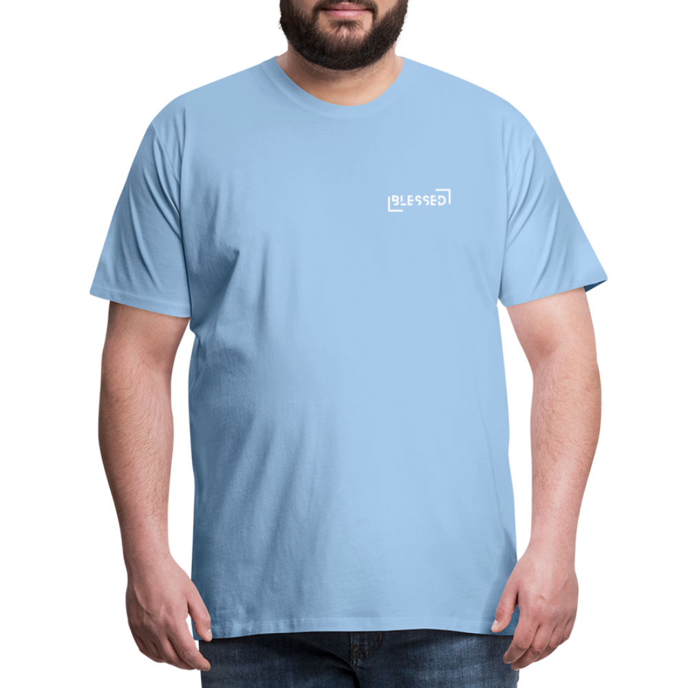 Blessed Men’s Premium T-Shirt - sky