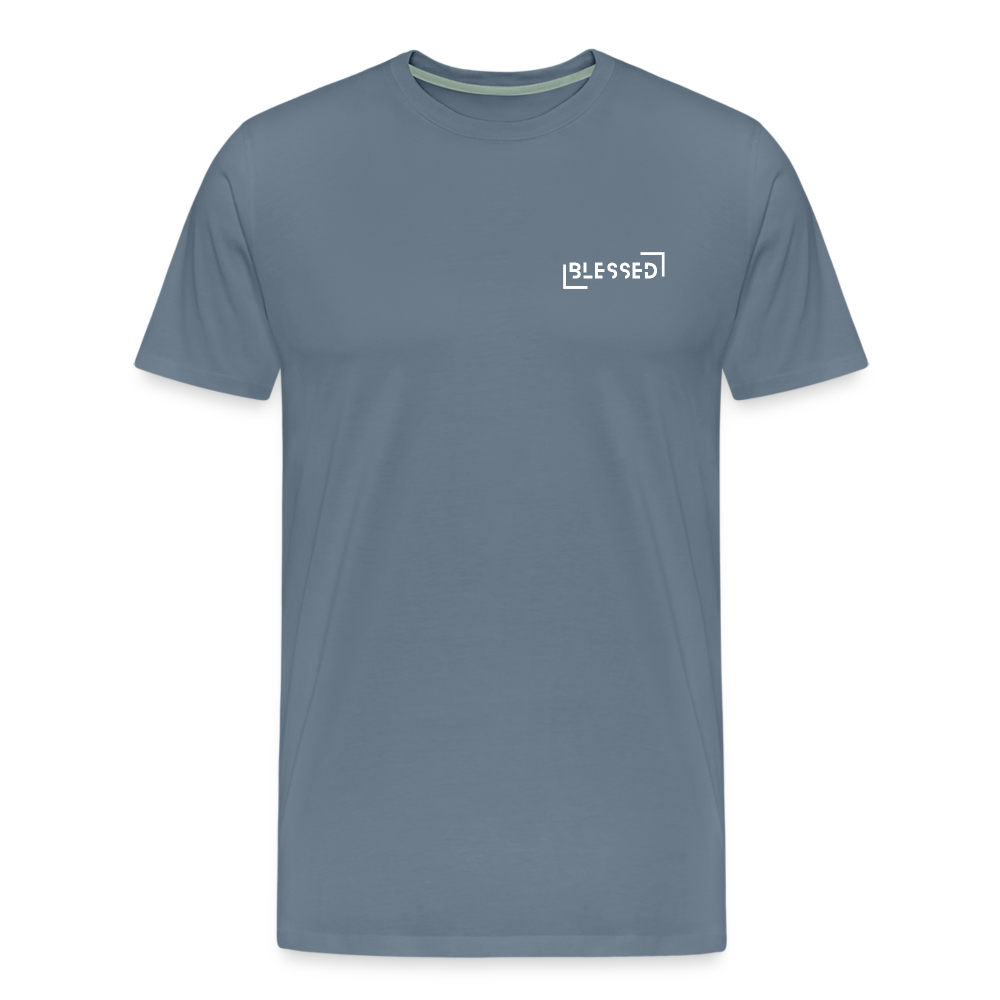 Blessed Men’s Premium T-Shirt - steel blue