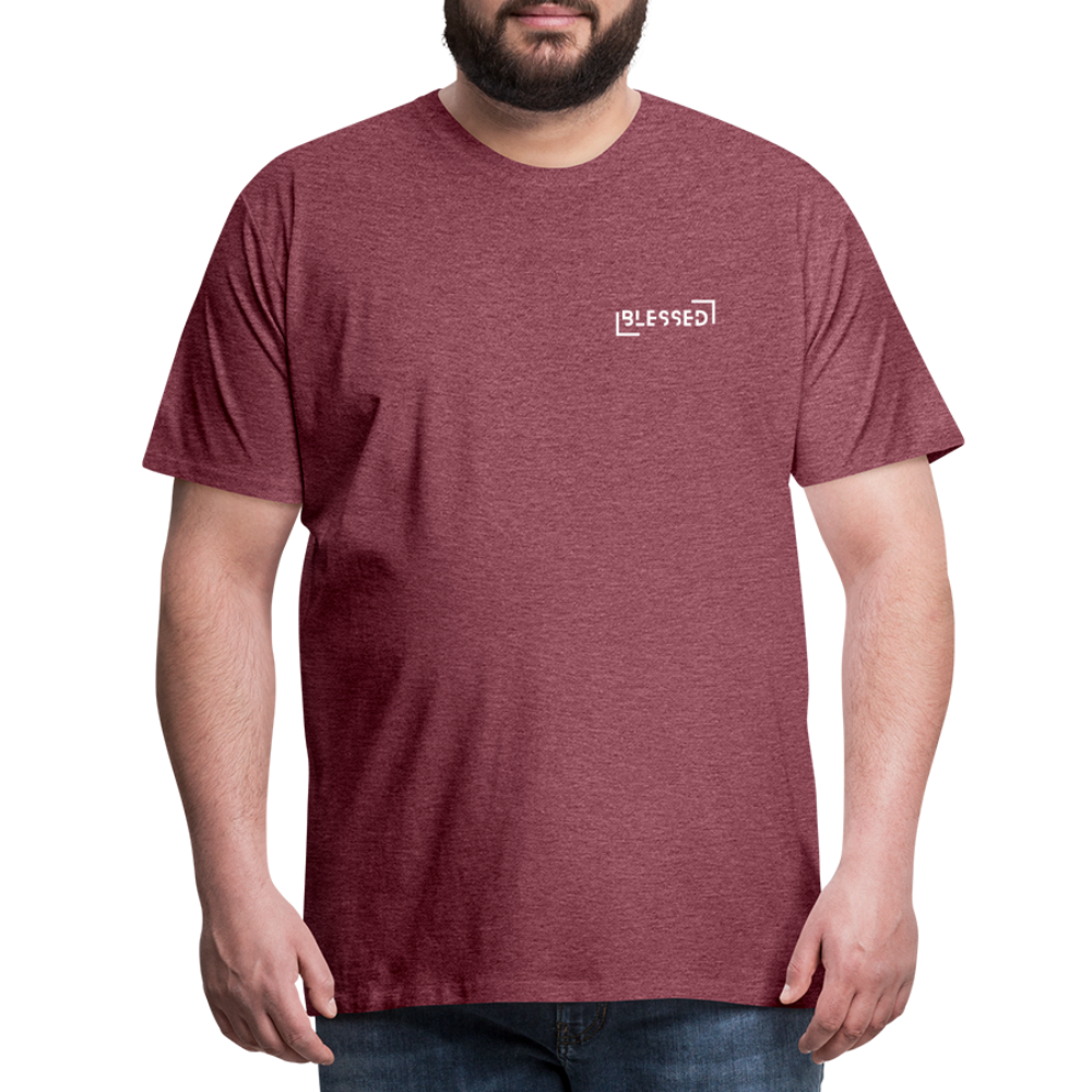 Blessed Men’s Premium T-Shirt - heather burgundy