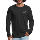 Saved by grace Men's Premium Longsleeve Shirt - black