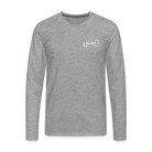 Saved by grace Men's Premium Longsleeve Shirt - heather grey