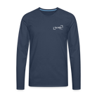 Saved by grace Men's Premium Longsleeve Shirt - navy