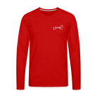 Saved by grace Men's Premium Longsleeve Shirt - red