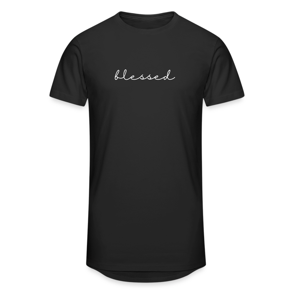 Blessed Men’s Long Body Urban Tee - black