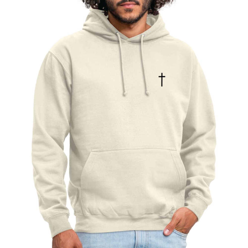 Cross Unisex Hoodie - vanilla