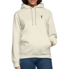 Cross Unisex Hoodie - vanilla