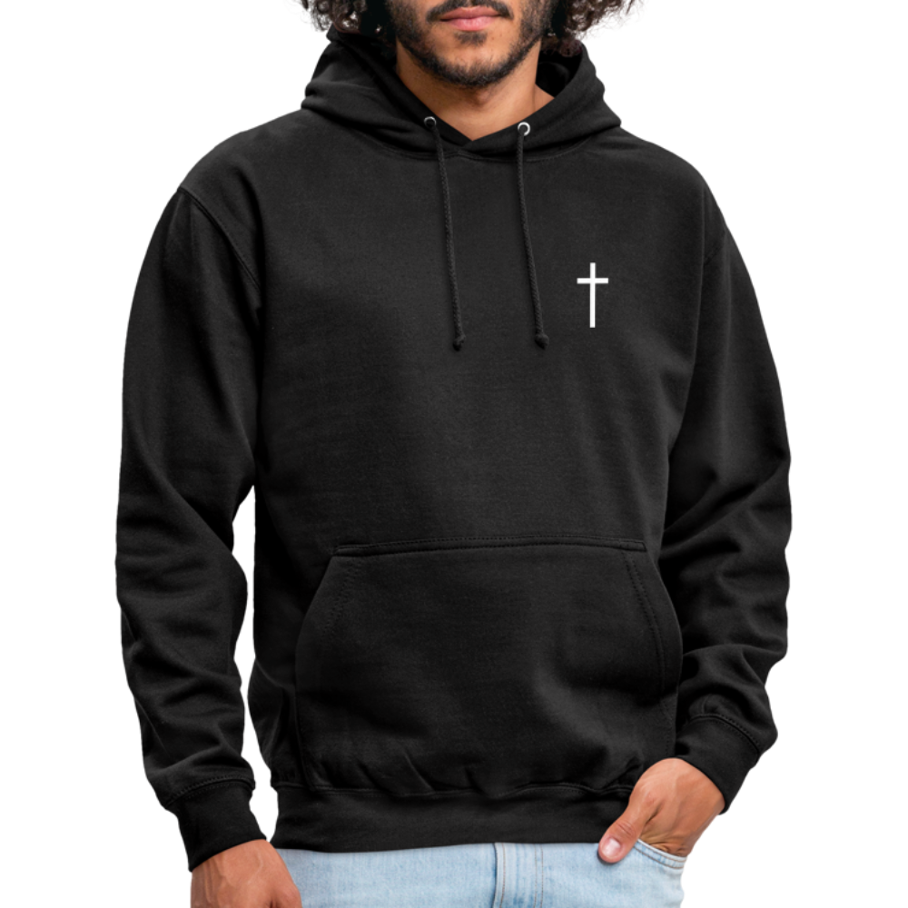 Cross Unisex Hoodie - black