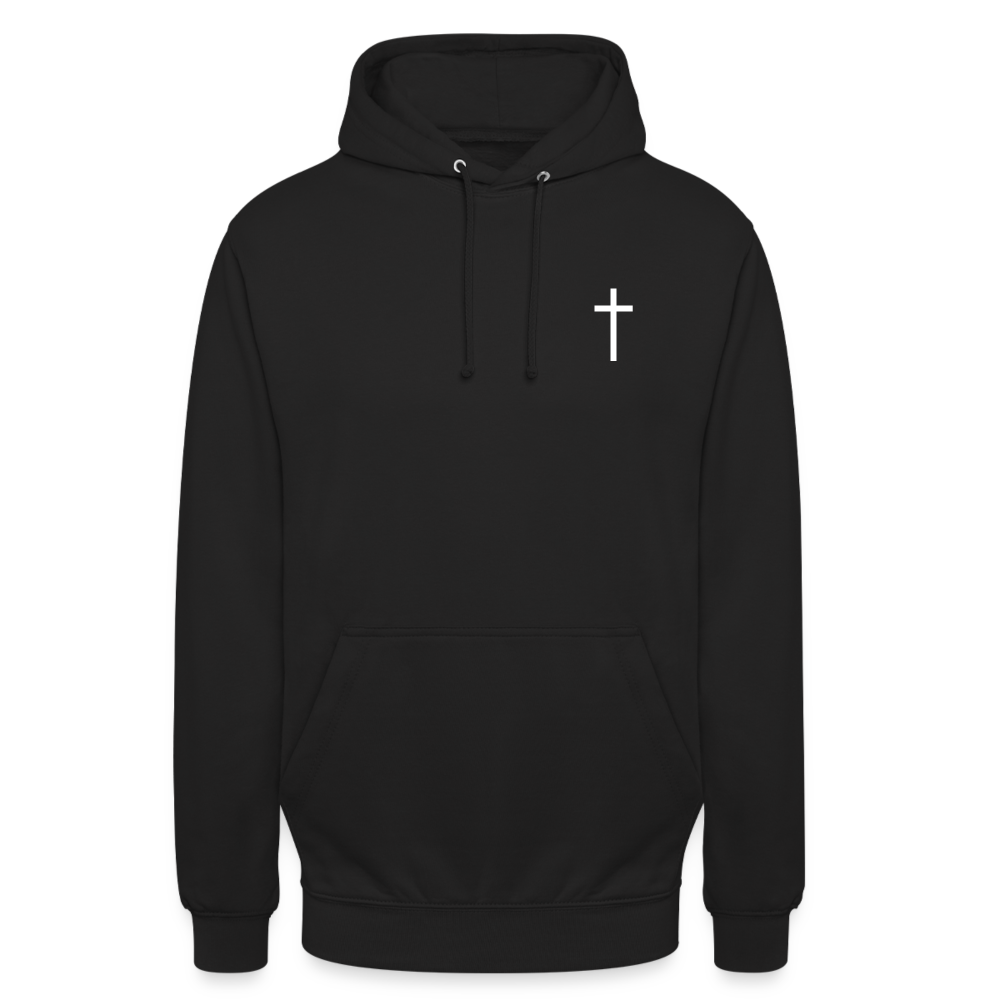 Cross Unisex Hoodie - black