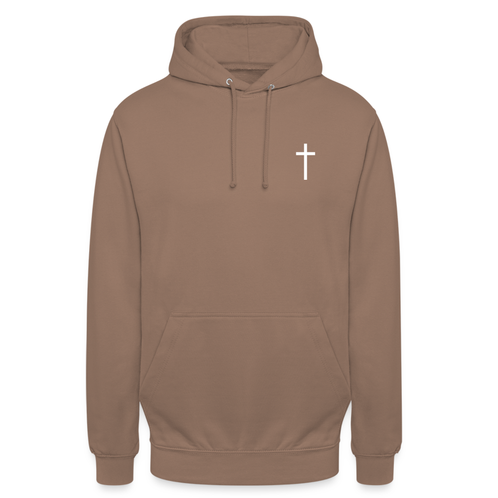 Cross Unisex Hoodie - mocha