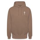 Cross Unisex Hoodie - mocha