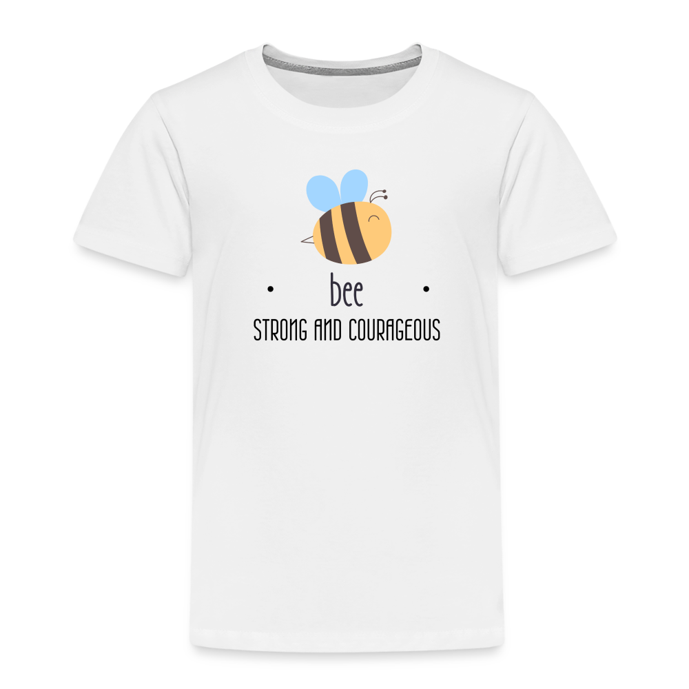 Be Strong Kids' Premium T-Shirt - white