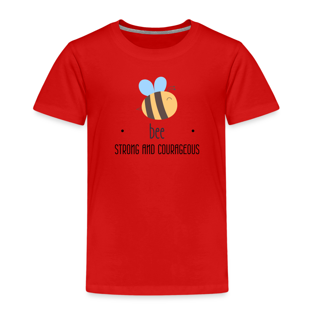 Be Strong Kids' Premium T-Shirt - red