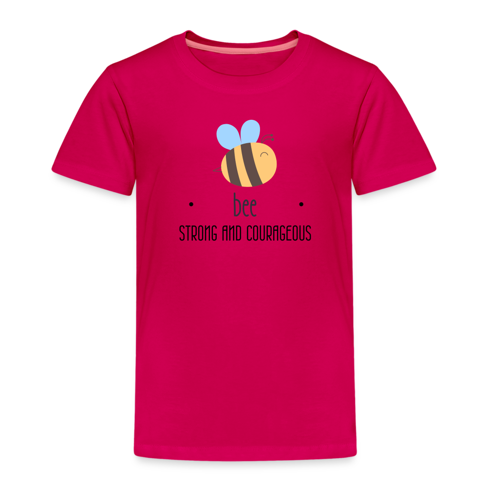 Be Strong Kids' Premium T-Shirt - dark pink