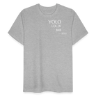 YOLO Relaxed Fit Unisex Organic T-Shirt - heather grey