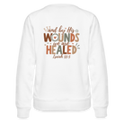 We are Healed Women’s Premium Sweatshirt - white