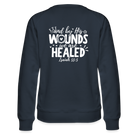 We are Healed Women’s Premium Sweatshirt - navy