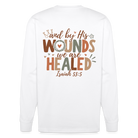 Healed Unisex Organic Longsleeve Shirt - white