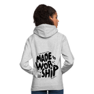 Made to Worship Unisex Hoodie - light heather grey