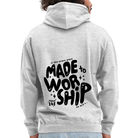 Made to Worship Unisex Hoodie - light heather grey