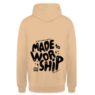 Made to Worship Unisex Hoodie - peach