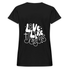 Love like Jesus  Women’s Oversize T-Shirt - black