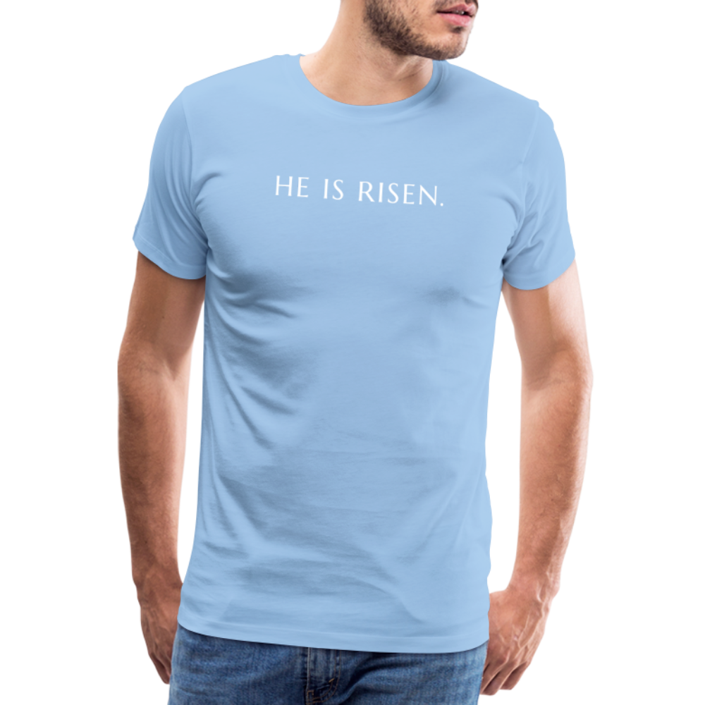 He is Risen Men’s Premium T-Shirt - sky