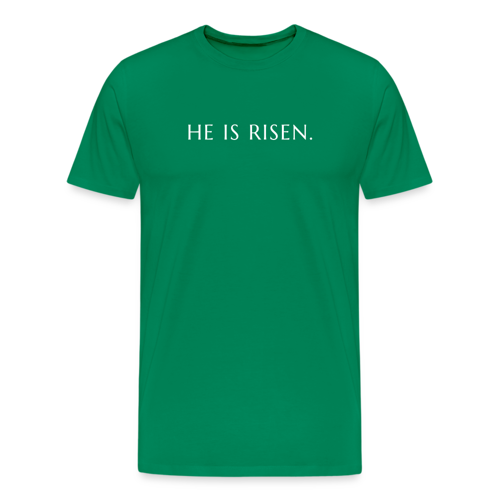 He is Risen Men’s Premium T-Shirt - kelly green