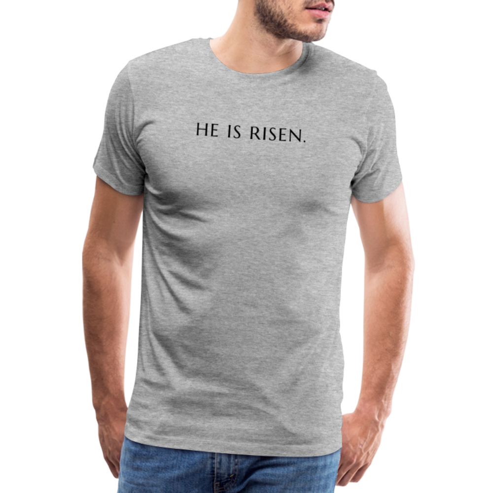 He is Risen Men’s Premium T-Shirt - heather grey