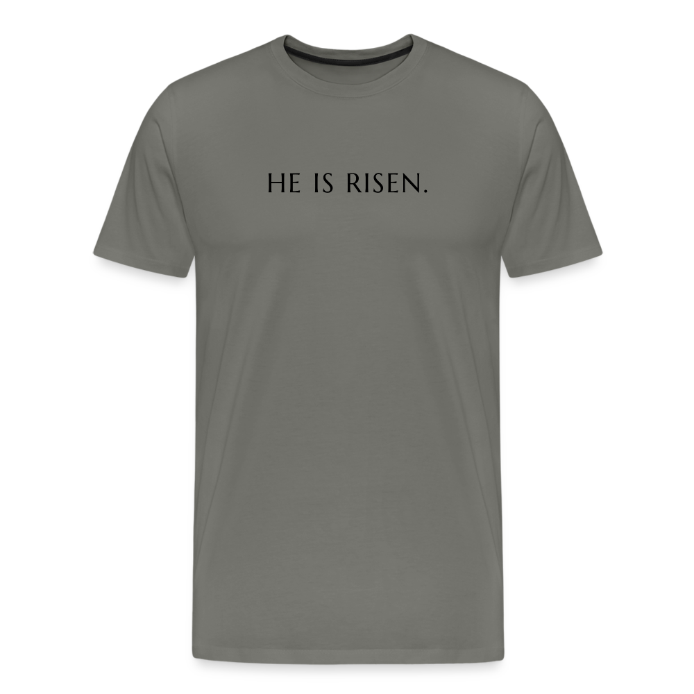 He is Risen Men’s Premium T-Shirt - asphalt