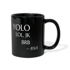 YOLO Full Color Panoramic Mug - black