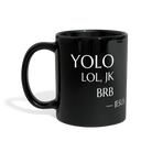 YOLO Full Color Panoramic Mug - black