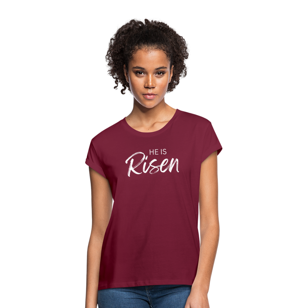 Women’s Relaxed Fit T-Shirt - bordeaux