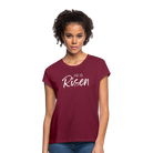 Women’s Relaxed Fit T-Shirt - bordeaux